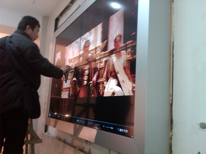 2009年初哈尔滨宣化街殡葬管理所液晶拼接大屏幕
