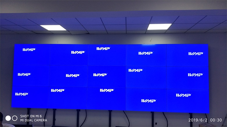 2019年长春欧亚集团监控中心液晶拼接系统大屏幕